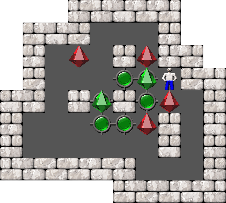 Sokoban Frantisek Pokorny collection level 32